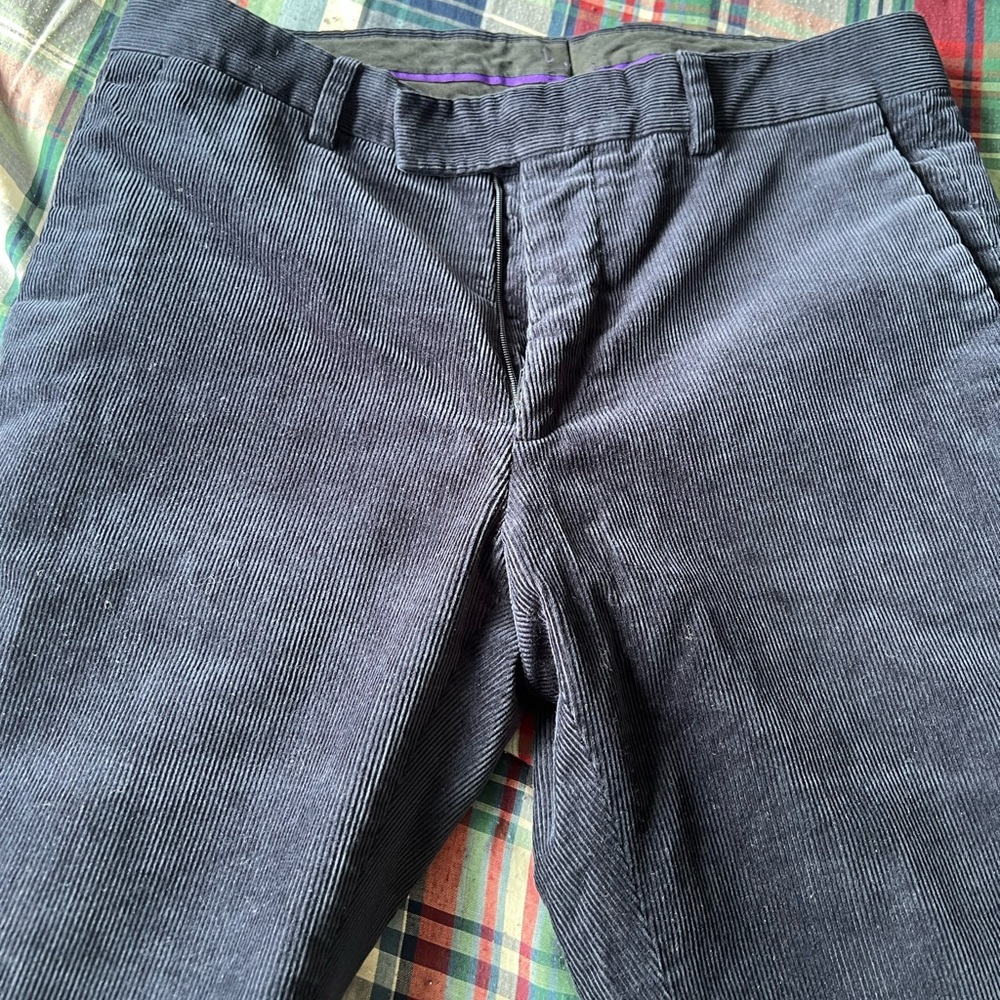 Navy curdory Ralph Lauren purple label pants. Size is 30x30. Barely used.